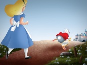 Disney Wallpaper - Alice and Hare