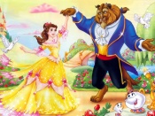 Disney Wallpaper - Belle and the Beast