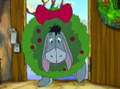 Eeyore Wreath - Christmas Wallpaper