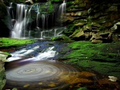 Elakala Falls Waterfall Wallpaper