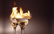 Flaming Cocktails Wallpaper