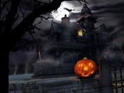 Haunted House Halloween Wallpaper
