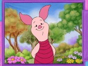 Piglet Wallpaper - Patchwork
