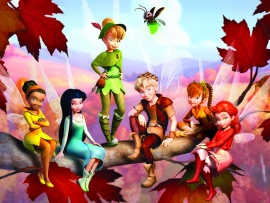 Tinker Bell & Friends Wallpaper (click to view)