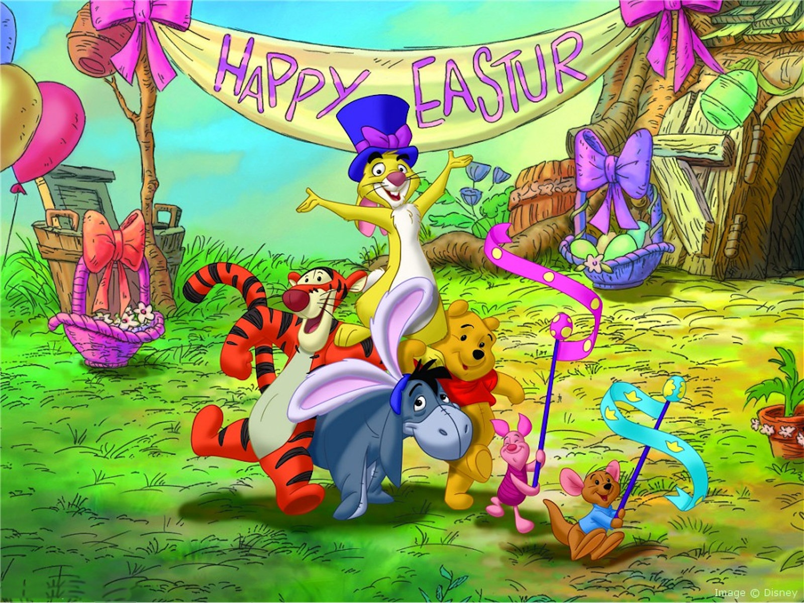 Happy Easter Winnie the Pooh