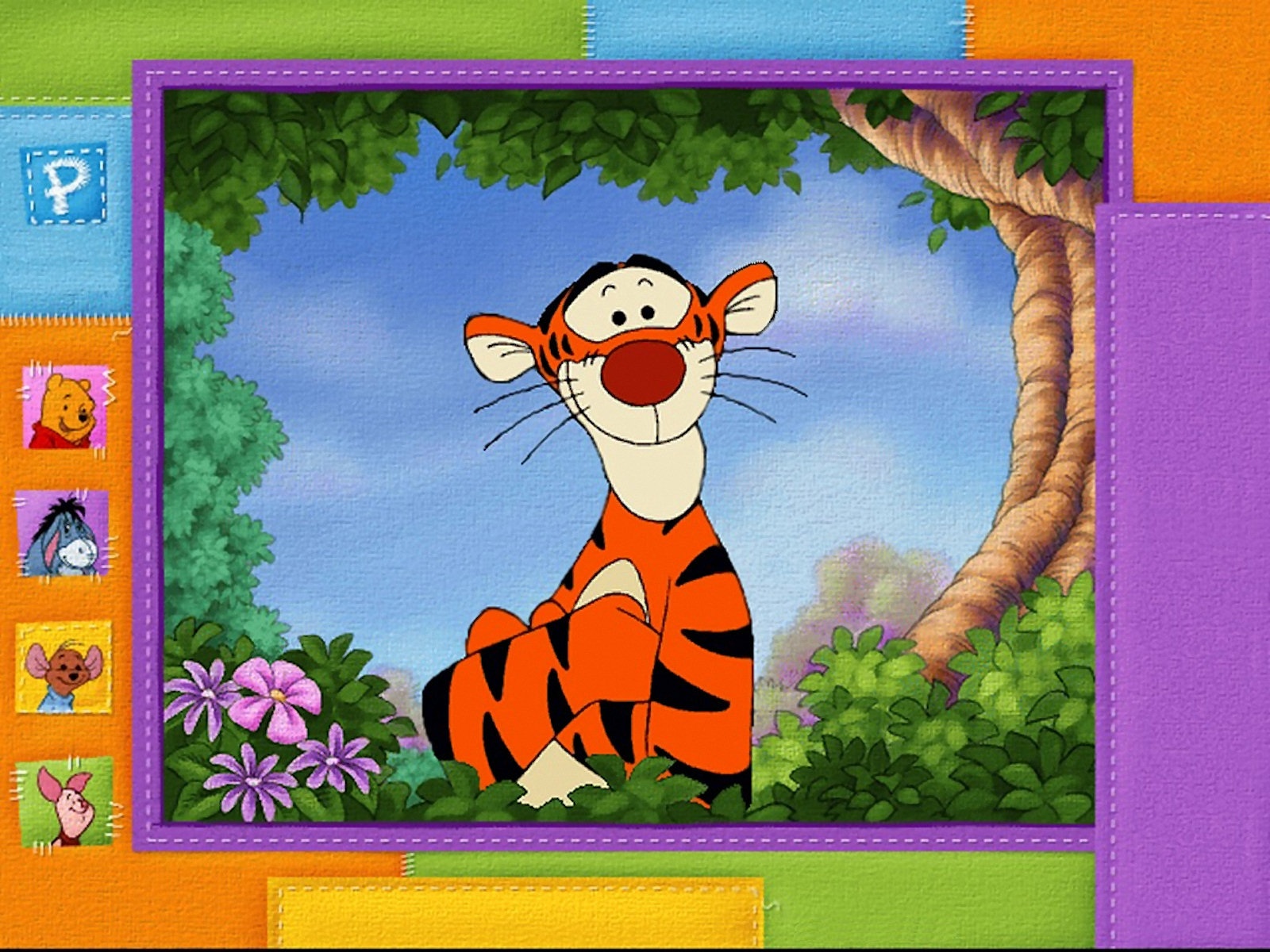 Tigger Wallpaper - Patchwork